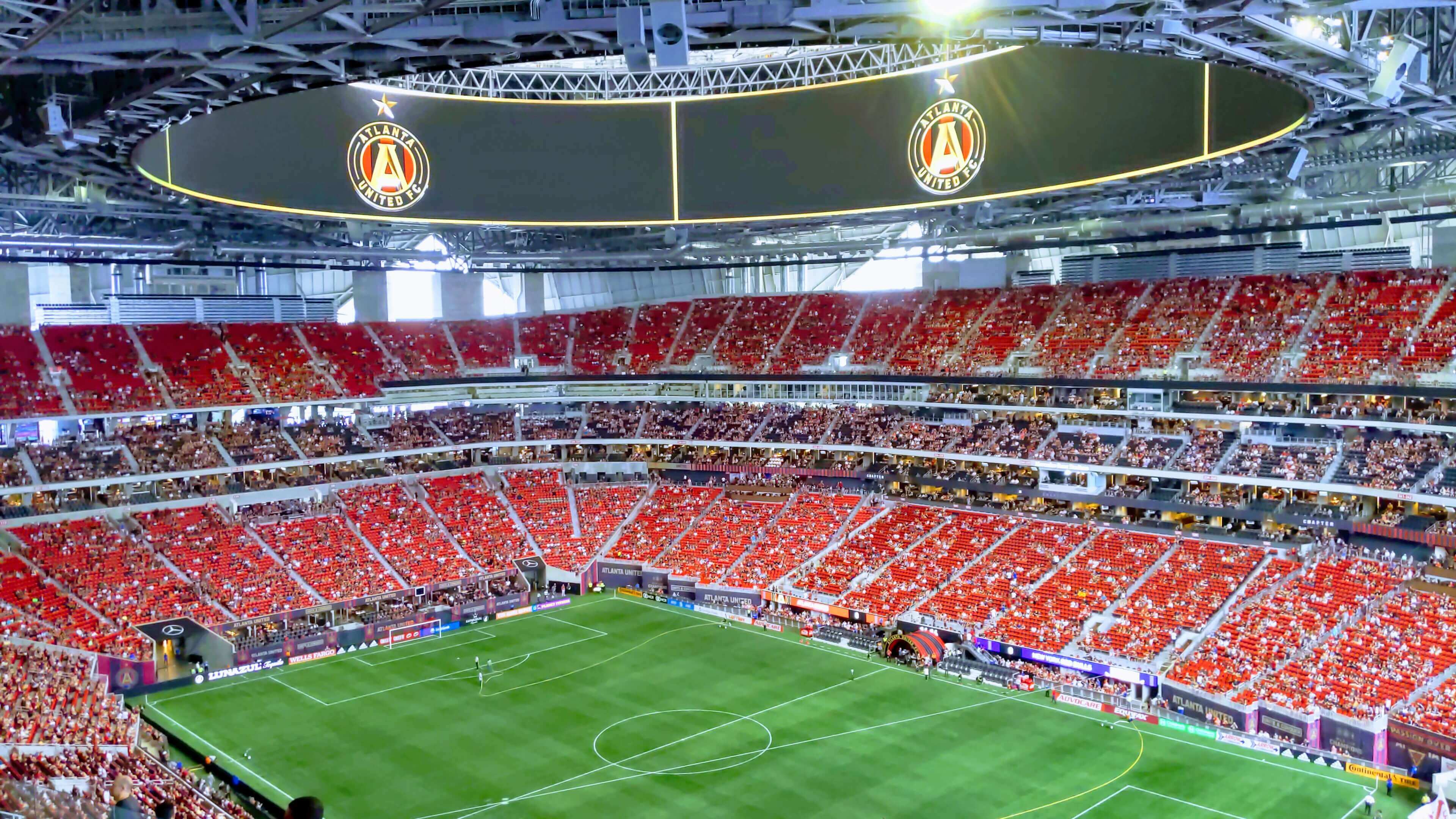 Atlanta united Mercedez Benz soccer stadium | FlyCheapAlways