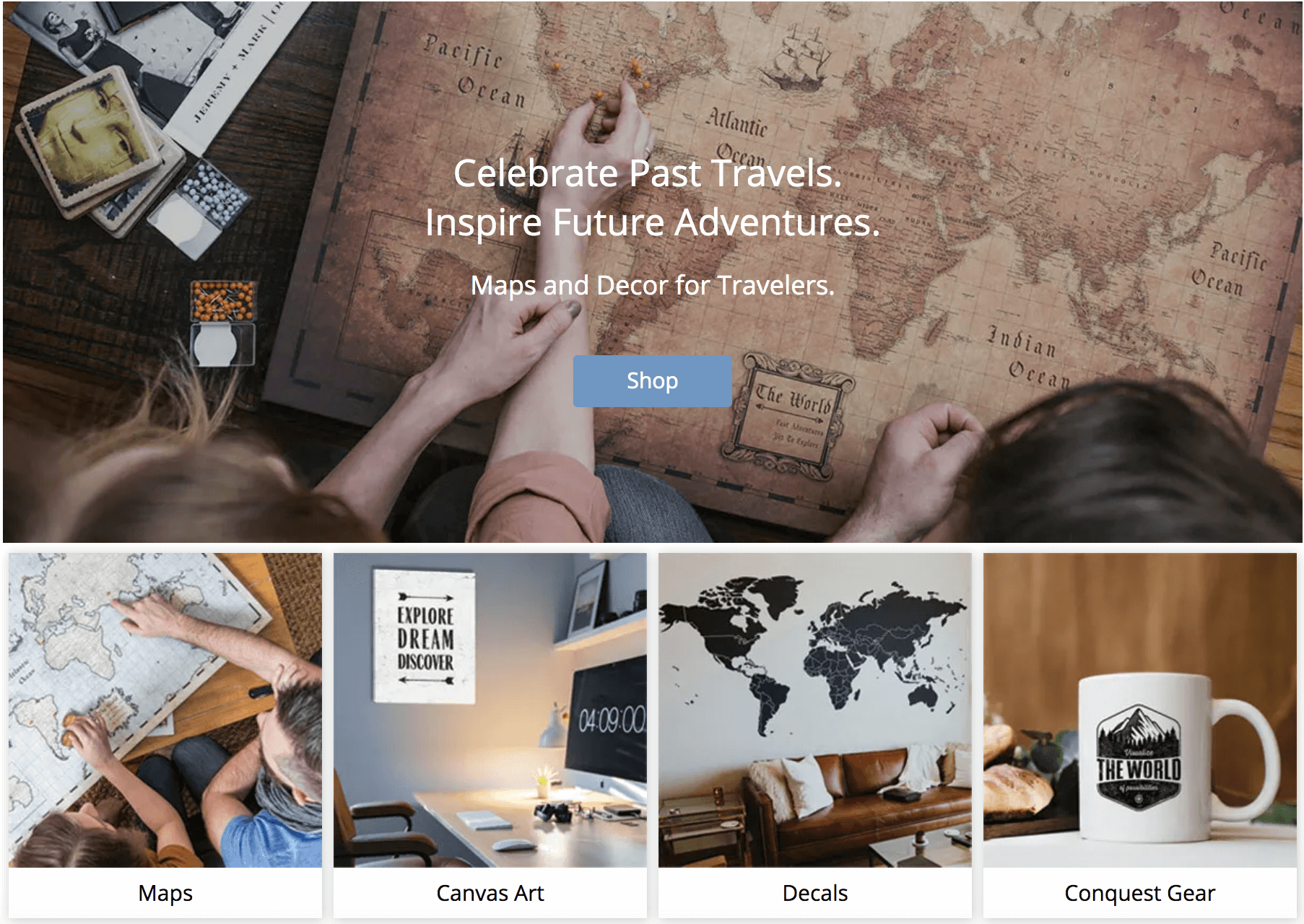 Map and Decor for travelers | FlyCheapAlways